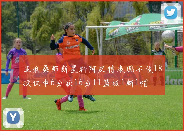 亚利桑那新星科阿皮特表现不佳18投仅中6分获16分11篮板1断1帽